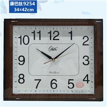 康巴丝大钟5254白咖木